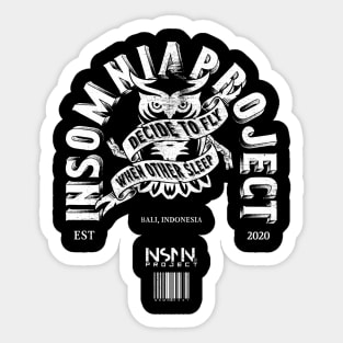 Official 001 Insomnia Project Sticker